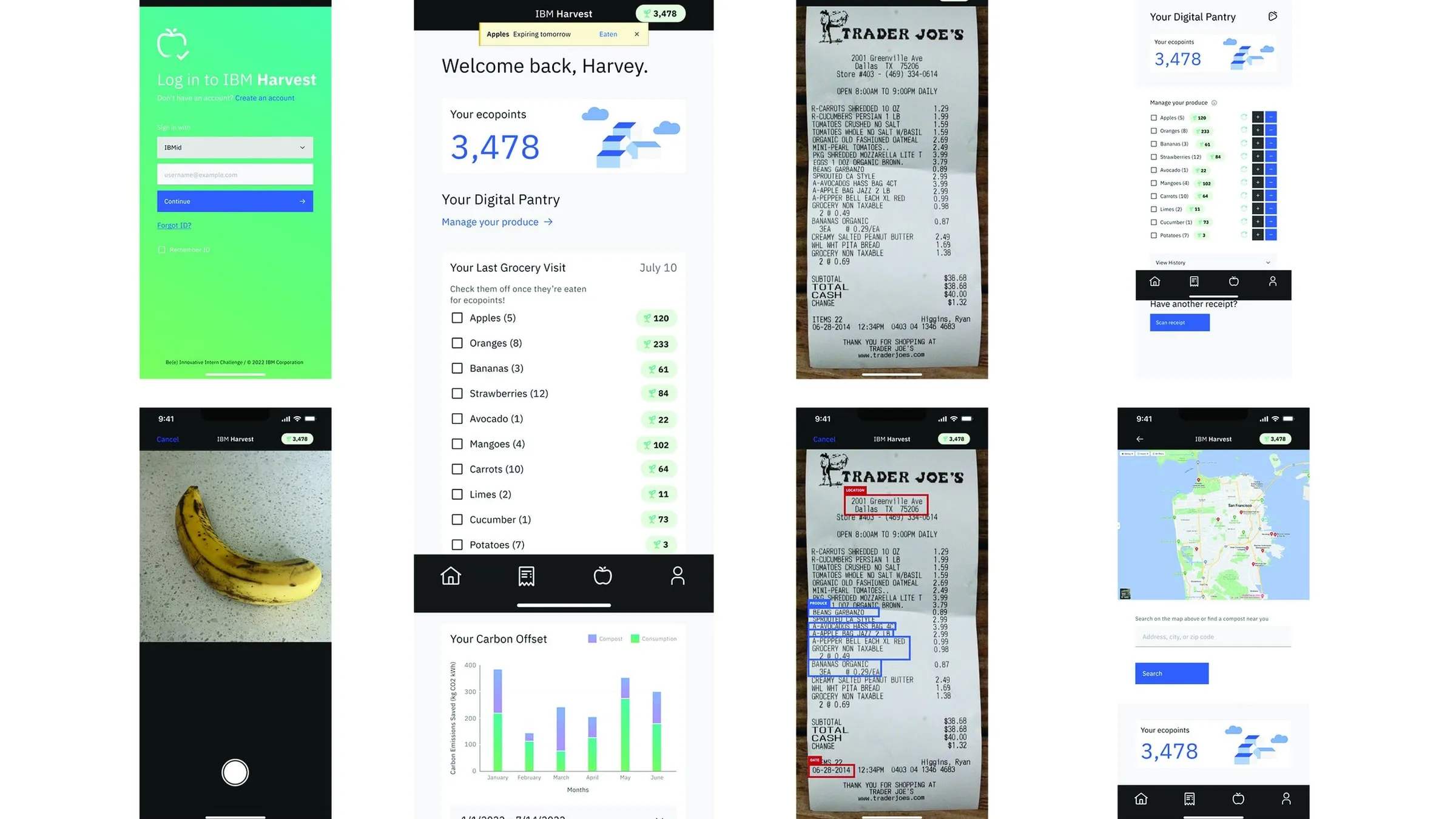 IBM project work, shown full width